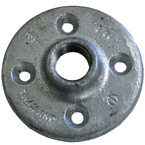 1/2in. Galvanized Iron Floor Flange